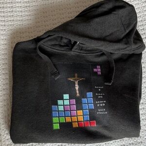 Jesus Tetris Sweatshirt, Never Worn